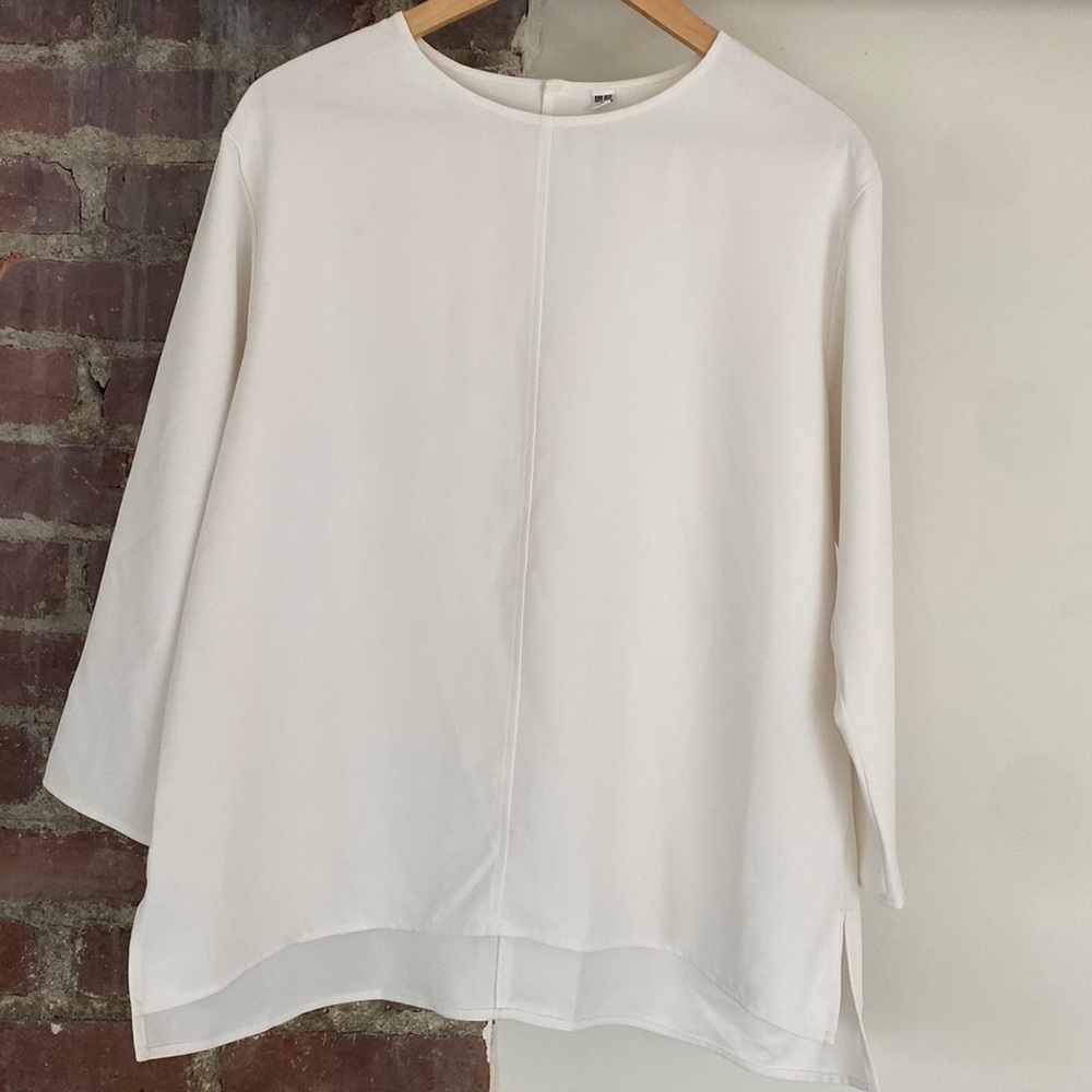 Uniqlo White Blouse